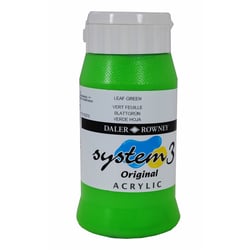 Acrylique System 3 - 500ml Daler Rowney - Vert feuille