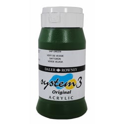 Acrylique System 3 - 500ml Daler Rowney - Vert de vessie