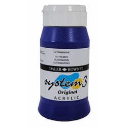 Acrylique System 3 - 500ml Daler Rowney - Outremer