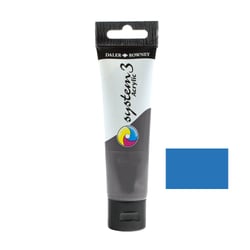 Tube 59 ml de peinture acrylique Daler Rowney - System 3 - Bleu céruléum (hue)