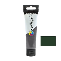Tube 59 ml de peinture acrylique Daler Rowney - System 3 - Vert de Hooker