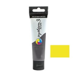 Tube 59 ml de peinture acrylique Daler Rowney - System 3 - Vert olive pâle
