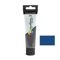 Tube 59 ml de peinture acrylique Daler Rowney - System 3 - Bleu de Prusse (hue)