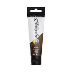 Tube 59 ml de peinture acrylique Daler Rowney - System 3 - Ombre naturelle