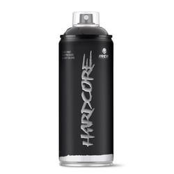 Bombe 400 ml de peinture MTN Hardcore - Noir satin
