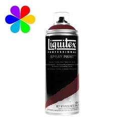 Bombe de peinture Liquitex Professionel Spray Paint 400 ml - rouge cadmium foncé - n°3311