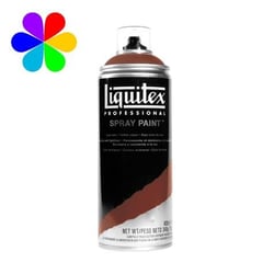 Bombe de peinture Liquitex Professionel Spray Paint 400 ml - terre de Sienne brûlée - n°5127
