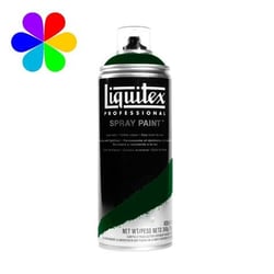 Bombe de peinture Liquitex Professionel Spray Paint 400 ml - vert de vessie permanent - n°0315