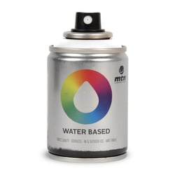 Bombe 100 ml de peinture  Montana Colors Water Based - Blanc de titane - Opaque