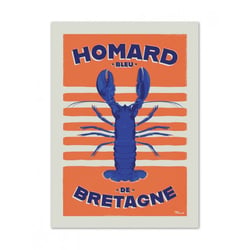 Affiche 50x70 « homard bleu de