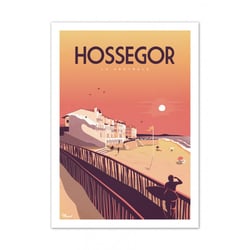 Affiche 50x70 « HOSSEGOR,La centrale »