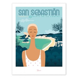 Affiche 50x70 "San sebastian l