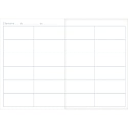 Agenda de bord enseignant broché - Format A4 21 x 29.7 cm - 4 colonnes - Clairefontaine - 144 pages - Vert