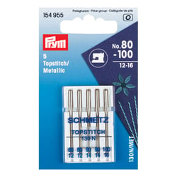 6 aiguilles pour machine - topstitch