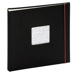 Album photo traditionnel Linéa 30 x30 cm Noir