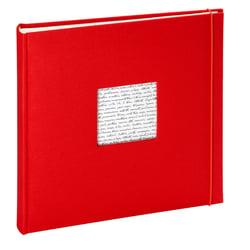 Album photo traditionnel Linéa 30 x30 cm Rouge