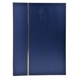 Albums timbres Simili cuir bleu - 48 pages - 22.5x30.5cm