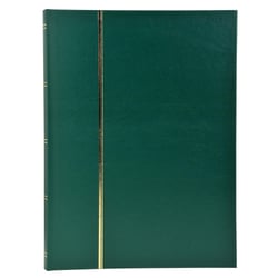 Albums timbres Simili cuir vert - 48 pages - 22.5x30.5cm