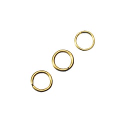 ANNEAU DORE x 25, 7MM D 7 MM D