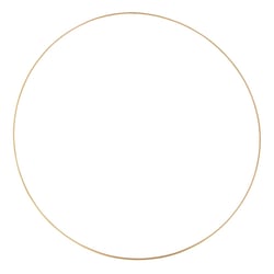 Anneau en métal Rayher - 60 cm de diamètre - Or