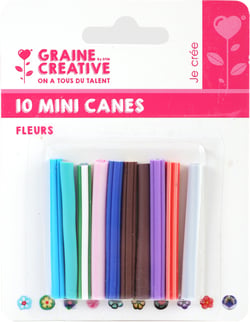 Assort 10 Mini Canes Fleurs