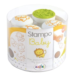 Tampons ergonomiques Aladine - Baby stamp savane - 4 pièce + 1 encreur