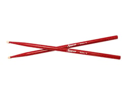 Paire de baguettes Tear Drop 7A en noyer - Rouge - Shiver