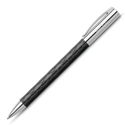 Stylo bille - Noir - Ambition losange - Pointe large - Faber Castell