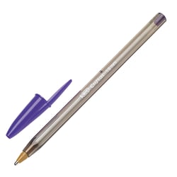 Stylo bille - Violet - Cristal Fun - Pointe large - Bic 