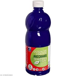 Gouache liquide Lefranc Bourgeois 500ml - Bleu cobalt