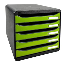 Big-box plus Classic à 5 tiroirs - Vert - Exacompta