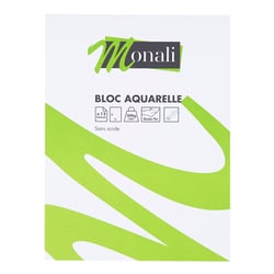 Bloc aquarelle 31 x 41 cm - Monali