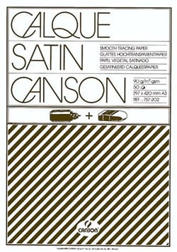 Canson Papier Calque - 50 feuilles - Satin - A3 - 90 95g/m²