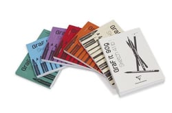 Bloc graf'it A6 80 feuilles uni 90g