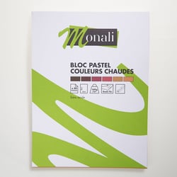Bloc pastel - couleurs chaudes - Monali