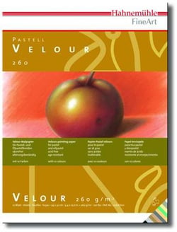 Bloc Pastel Velours 24x32 10 feuilles