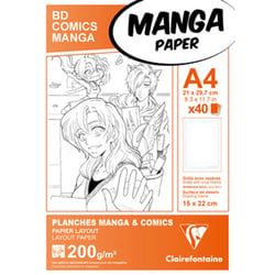 Papier Manga - A4 - 40 feuilles