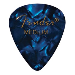 Fender 351 Shape Premium - Lot de 12 médiators medium - Bleu 