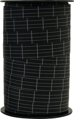 Bolduc - Ecriture noir - 10 m x 10 mm
