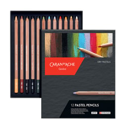 Boîte 12 crayons pastels extra fins Pastels Pencils - Caran d'Ache