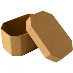 Boîte carton octogonale - 9 x 7 x 5 cm