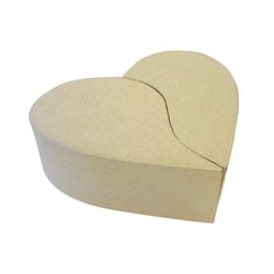 BOITE CŒUR CARTON 17X15X5CM BOITE CŒUR CARTON 17X15X5CM