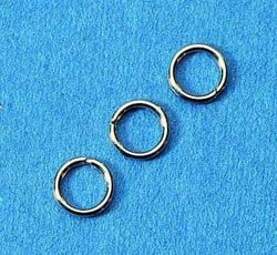 Boite De 60 Anneaux 7Mm Platin Boite De 60 Anneaux 7Mm Platine