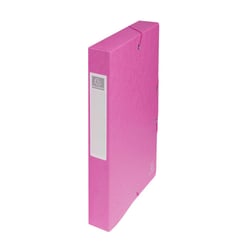 Boite de classement - Exabox - 24x32 cm - dos 40 mm - Rose - Exacompta