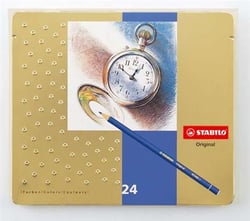 BOITE METAL 24 CRAYONS ORIGINA BOITE METAL 24 CRAYONS ORIGINAL