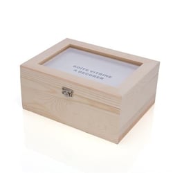 Boîte vitrine rectangle - Créalia