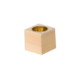 BOUGEOIR CARRE PT MOD 6X6 CM BOUGEOIR CARRE PT MOD 6X6 CM