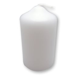 Bougie blanche cylindre - 50x90mm