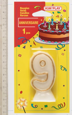 Bougie numéro 9