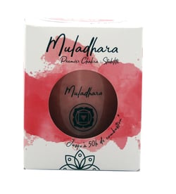 Bougie végétale Chakra - 180g - Lmuladhara rouge